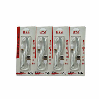 کابل BYZ فنری لایتنینگ به usb مدل BL- 656