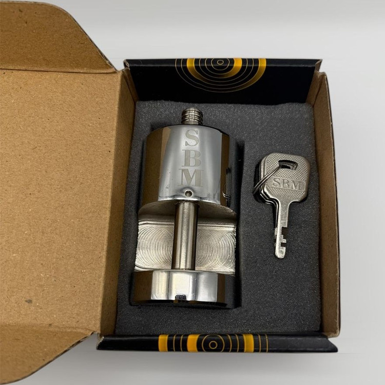 قفل کتابی اس بی ام مدل استوانه ای کد STEEL LOCK.90